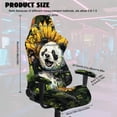 thumbnail image 2 of Whosucclay Panda Sunflower Butterfly Print Gaming Chair Slipcover with Armrest Slipcovers Easy to Install Stretch Seat Chair Cover for Computer Reclining Racing Gamer Chairs Protector with Zipper, 2 of 8
