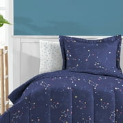 Dream Factory Zodiac Twin Bed-in-a-Bag, Midnight Blue, Microfiber, Polyester Fill, Male, Age Group 3+
