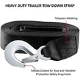 thumbnail image 2 of Trailer Winch Strap with Safety Carabiner for Boat or Car, Work Load, 2 of 5