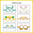 thumbnail image 4 of Clearance! 6 Pieces Easter Party Glasses for Kids Funny Glasses Easter Bunny Egg Chick Party Glasses Funny Photo Booth Props Glasses Easter Decoration 6×Paper Glasses, 4 of 5
