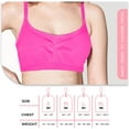 thumbnail image 2 of Alyce Ives Intimates Seamless Girls Sports Bra, Pastels, L, 7 Pack, 2 of 7