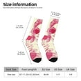 thumbnail image 2 of Rateoe Ace Of Diamonds Lady for Women Casual Calf Socks - Cute Crew Socks - Thin Soft Above Ankle Socks Size 5-11, 2 of 6