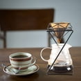 thumbnail image 2 of LOLIPPYY Black Coffee Dripper Stand with Filter Cup Holder, and Easy to Clean, Perfect for Household Brewing, 2 of 8