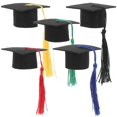 thumbnail image 2 of Graduation Cap Toppers with Tassel for DIY Decor Assorted Color Felt Cloth and Tassel Mini Size, 2 of 4
