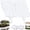 White garden edging border, variant on Imitation Stone Garden Fence - DIY Garden Edging Border, Weatherproof Plastic Cobbled Effect Landscape Decor, Decorative Flower Bed Fence for Landscaping, Path Lawn