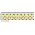 thumbnail image 2 of Oasis Fabric by the Yard, Repetitive Palm Tree with Coconuts on Branches, Upholstery Fabric for Dining Chairs Home Decor Accents, 3 Yards, Peach Fern Green by Ambesonne, 2 of 4