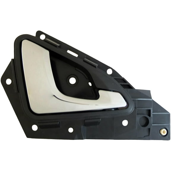 Dorman 96500 Front Passenger Side Interior Door Handle for Specific Honda Models, Black; Chrome