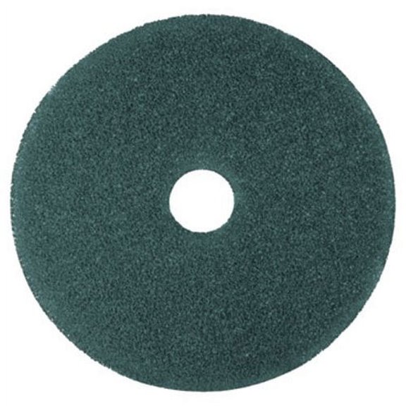 3M Blue 15" Floor Cleaning Pads 5300, Synthetic Fiber, 5 Pads (MMM08408)