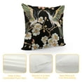 thumbnail image 4 of Nawypu Throw Pillow Cover Colorful Floral Pattern Sakura Flowers Japanese White Crane Traditional Pillowcase Home Decorative Square Pillow Case Cushion Cover, 4 of 5