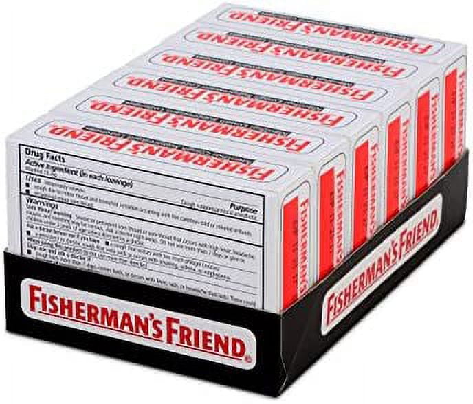Fisherman's Friend Original Extra Strong Lozenges, Menthol, 38 Count (Pack Of 6)