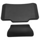 thumbnail image 5 of BRIGHTFUFU 1Jgo Cojín De Para Motocicleta En Cuero Negro Con Soporte Lumbar Anti-, 5 of 8