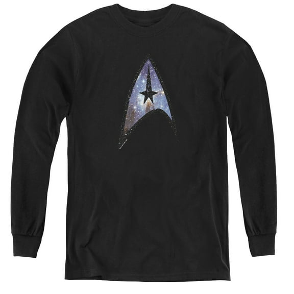 Star Trek - Galactic Shield - Youth Long Sleeve Shirt - Medium