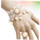 thumbnail image 3 of unbranded Embroidered White Lace Bracelet with Beads Elegant Wedding Jewelry Accessory, 3 of 8