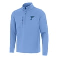 thumbnail image 2 of Men's Antigua Blue St. Louis Blues Insider Quarter-Zip Pullover, 2 of 3
