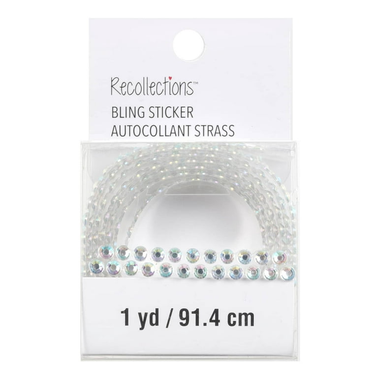 Recollections Adhesive Purple Rhinestone Bling Stickers