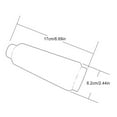 thumbnail image 3 of Yuarrent Hilo de bordar para coser, accesorio artesanal para el hogar, hilo multiusos de Color sólido para manualidades DIY, hilos para coser Tela de costura y artesanía Negro, 3 of 6