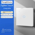 thumbnail image 5 of Tuya Zigbee Interruptor Inteligente Interruptor de Luz TáCtil LíNea de Fuego úNica Cero Universal 1 Interruptor, 5 of 5