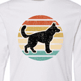 thumbnail image 4 of Inktastic German Shepherd Silhouette Vintage Retro Long Sleeve Youth T-Shirt, 4 of 5