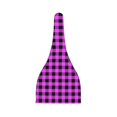 thumbnail image 2 of Wukai Purple Black Buffalo Plaid Newborn Knotted Baby Beanie Hat for Boy Girl Baby Cute Cap Infant Beanies,0-6 months, 2 of 6