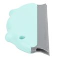 thumbnail image 4 of Peine para mascotas, cepillo removedor de pelo flotante para perros, gatos, sofá, alfombra, ropa, mantas, verde, 4 of 5
