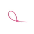 thumbnail image 5 of Bridas de cable Uxcell Bridas de cable ajustables Envolturas de bridas de nylon autolock 3.94" x 0.1" Rosa 100pcs, 5 of 5
