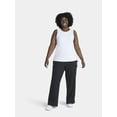 thumbnail image 2 of Avia Women’s and Women's Plus Corded Ribbed Seamed Wide-Leg Pants, Sizes XS-4X, 2 of 5