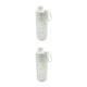 thumbnail image 4 of Inteprter Botellas de agua de plástico transparente con margaritas pequeñas de 600ml, botella de agua esmerilada creativa sin BPA, taza de té de viaje Type2 NO2 Inteprter CBP093699, 4 of 6