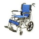 thumbnail image 1 of Silla de Ruedas Plegable Infinity Azul con Freno en Agarradera y Cinturón de Seguridad, 1 of 8