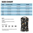 thumbnail image 5 of Yiaed Dancing Skeleton Party Print Men's Singlet Vests Summer Running Muscle Tank Tops Gym Undershirt Round Neck Sleeveless for man, 5 of 5