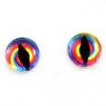 thumbnail image 6 of Tie Dye Colorful Dragon Glass Eyes, 6 of 10