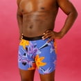 thumbnail image 2 of Bunch of Animals Men’s Underwear Boxer Briefs, Ultra-Soft Micro Modal, Psychedelic Print, Breathable, Sizes M–XXL, 2 of 4