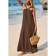 thumbnail image 3 of Vestido de verano PRETTYGARDEN 2025 casual largo sin mangas para mujer, 3 of 9