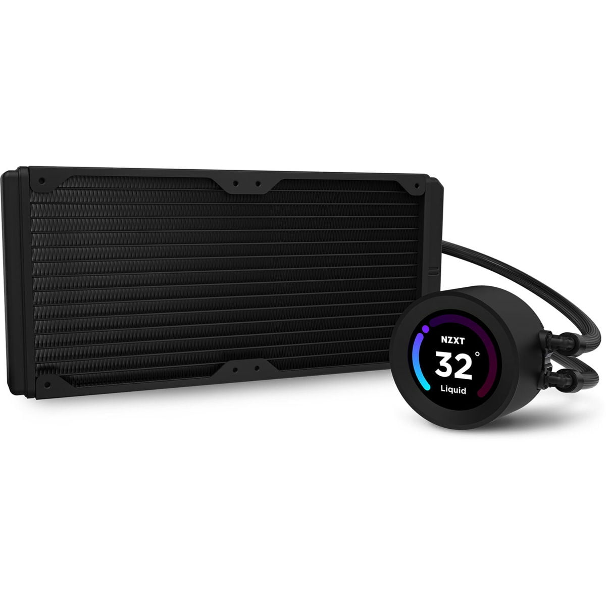NZXT Kraken Elite 280mm AIO Cooler - RL-KN28E-B1 - LCD Display - 2