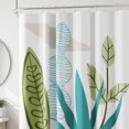 thumbnail image 2 of Hometrends Decorative Fabric Shower Curtain with Botanical Designs, 2 of 7