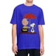 thumbnail image 3 of Camiseta de dibujos animados de Charlie Brown y Snoopy de Peanuts, camisetas divertidas de manga corta, camisetas de algodón puro con cuello redondo, camisetas de gran tamaño, 3 of 5