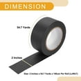 thumbnail image 4 of Cinta de pintor universal Unique Bargains - Cinta de enmascarar para pintura de automóviles DIY sin residuos - Papel crepé negro - 2 pulgadas x 54.7 yardas, 4 of 7