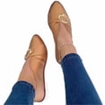 thumbnail image 3 of Woven Mesh Ballet Flats for Women Square Toe Mary Jane Flats Buckle Strap Flat Shoes Comfortable Ballerina Flats Dressy Mesh Shoes Casual Mary Janes for Women, 3 of 12