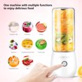 thumbnail image 4 of Giunmcul up to 50% Off Portable Blenders, Personal Size Juicer Cup for Shakes, Baby Food Mixing Machine,USB Rechargeable with Six Slices, for Sports Travel and Outdoors, 4 of 5
