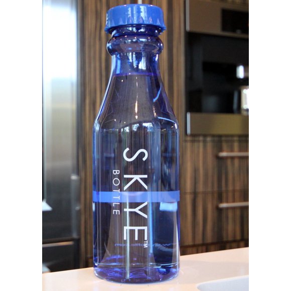 SKYE Bottle - la Bouteille d'Eau la Plus Cool au Monde! Bleu Foncé Non Givré 18oz Étanche Sans BPA Sport Grand Goulot Bleu Rose Vert Noir Violet Orange Jaune Rouge-Garçons Filles Hommes Femmes