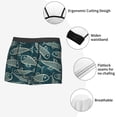 thumbnail image 3 of Pofeuu Fish Style Print Men’s Boxer Briefs, Moisture-Wicking Underwear, Regular,Trunk-Medium, 3 of 5