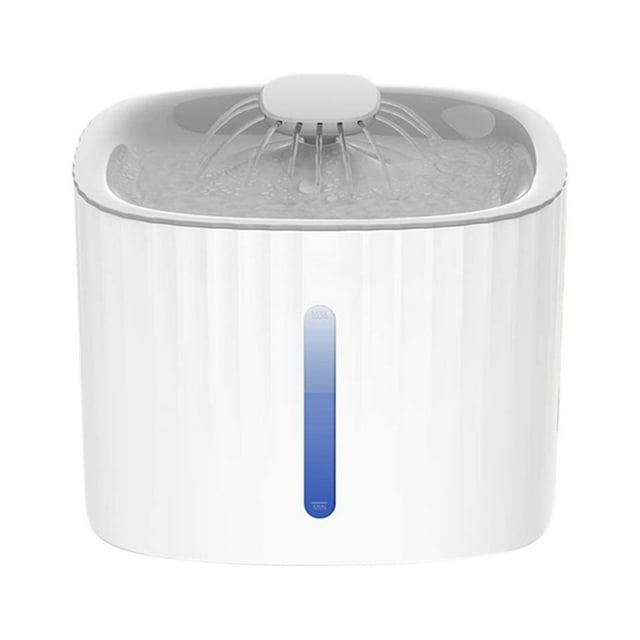 Amdohai Automatic Water Dispenser for Pets 3L LED Water Level Display Noise-free Water Dispenser for
