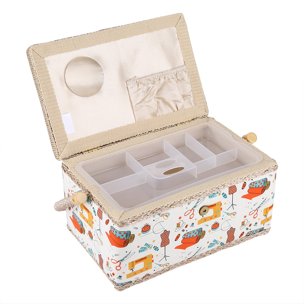 New Fabric Sewing Box Basket Extra Large Design Storage Organizer Craft Basket 