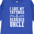 thumbnail image 4 of Inktastic I Love My Tattooed & Bearded Uncle Boys Long Sleeve Toddler T-Shirt, 4 of 5