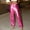 Hot Pink, variant on Babysbule Womens Party Pants Women's Nightclub Style Zipper Button Pockets High Waist Winter Straight Leg Long Pants