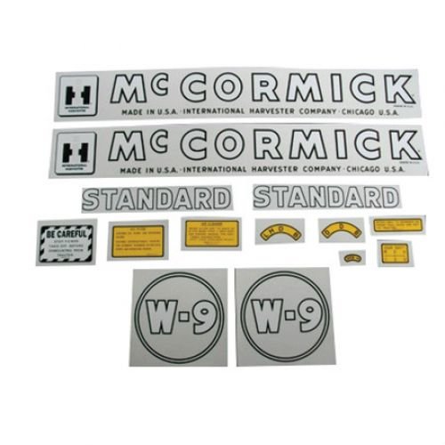 W9 Decal Set McCormick Mylar fits International W9