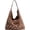 Brown, variant on Hobo Bags for Women Soft Vegan Leather Studded Slouchy Shoulder Handbag Tote Purse