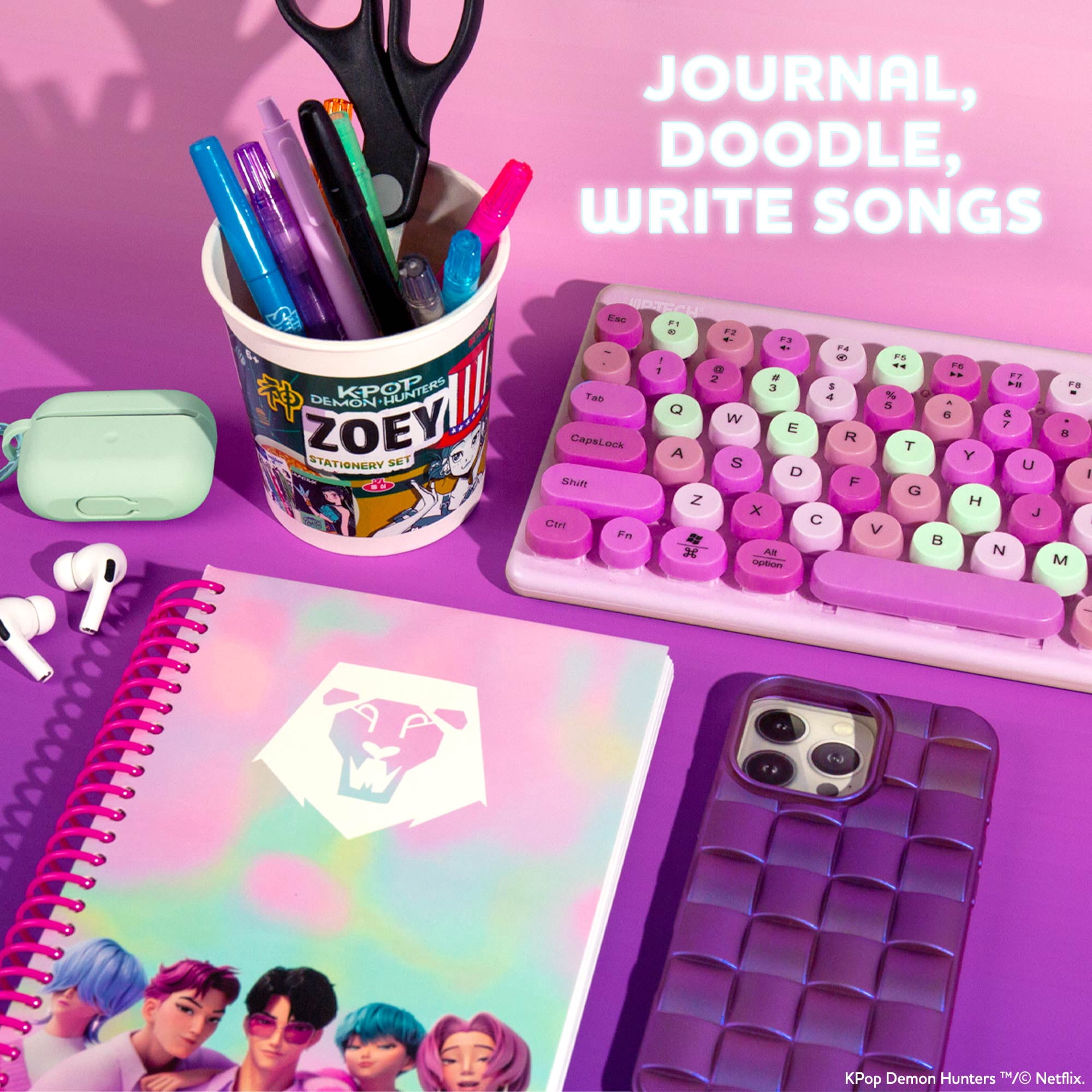 Netflix KPop Demon Hunters Journal - Saja Boys Edition