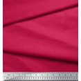 thumbnail image 4 of Soimoi Pink polyester Crepe Fabric Circle & Cross Geometric Printed Fabric 1 Yard 52 Inch Wide, 4 of 4
