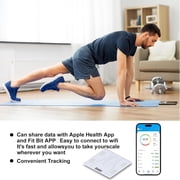 Intelligent Body Fat Scale, a Simple and Practical Digital Scale That can be Connected to a Mobile Digital Bathroom Scale to Display BMI, Body Fat, Muscle Mass, and Durable Weight Scale (White)
