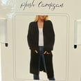 thumbnail image 3 of Thread & Supply Women's Cascade Open Front Soft Plush Long Cardigan W/ Pockets, 3 of 4
